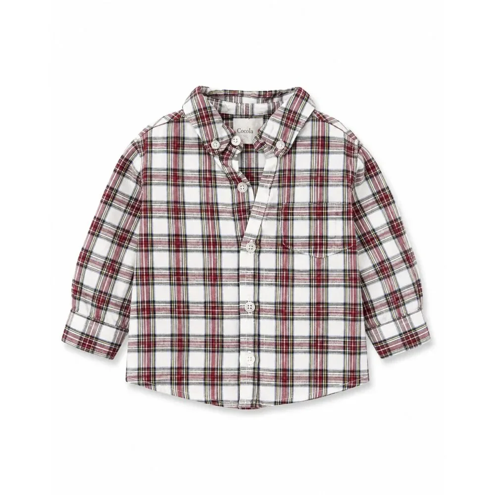 Koala Kids Baby Plaid Shirt